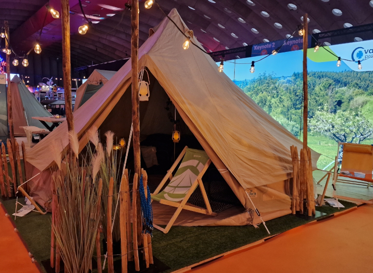 VRPS stapelbedden tent