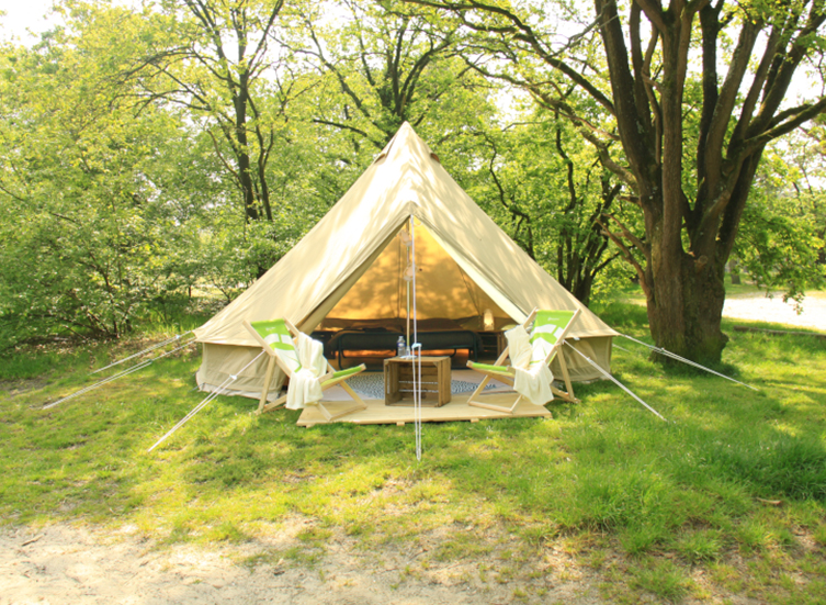 VRPS stapelbedden tent